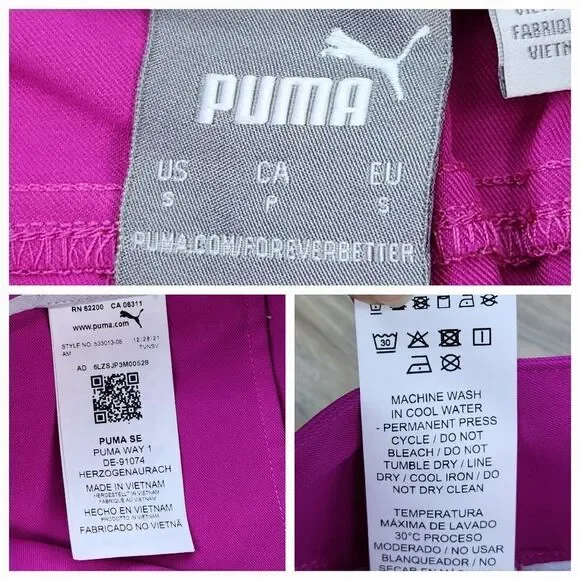 🔸️NWT Puma Festival Fuchsia UPF 50+ Sun Protection Bermuda Shorts Small